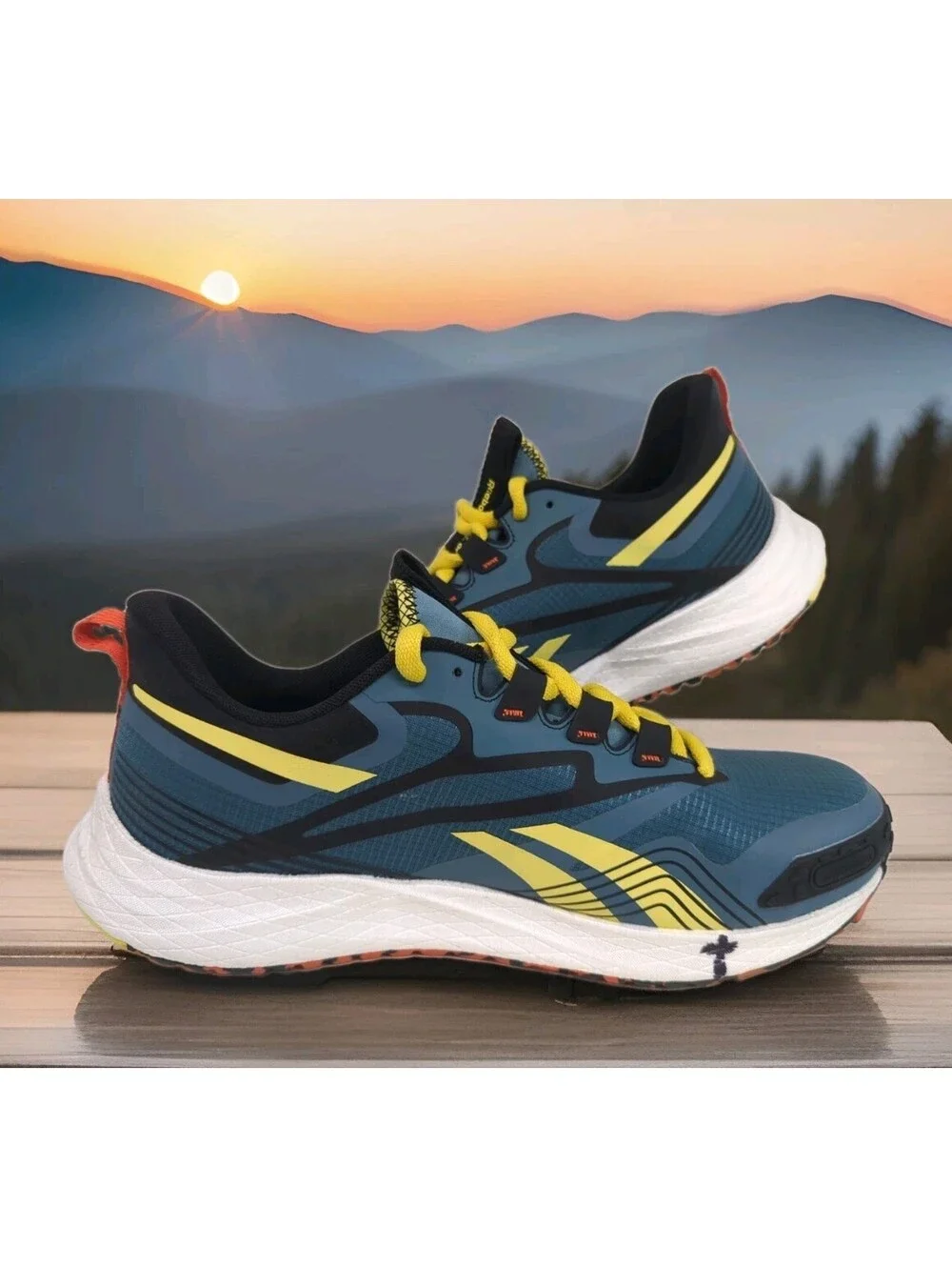 REEBOK FE4 ADVENTURE WORK SHOES COMPOSITE TOE BOOTS RB3611 MEN 12 WIDE ASTM ANSI